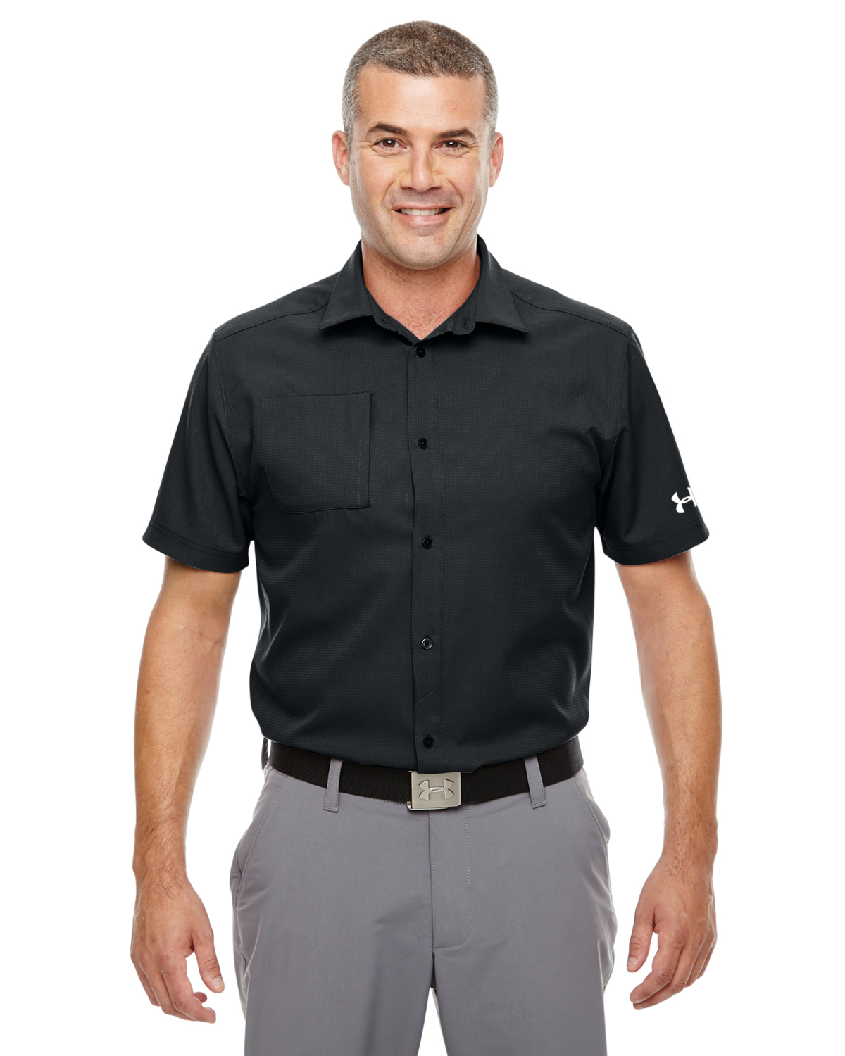  MENS UA ULTIMATE SHORT-SLEEVE BUTTONDOWN