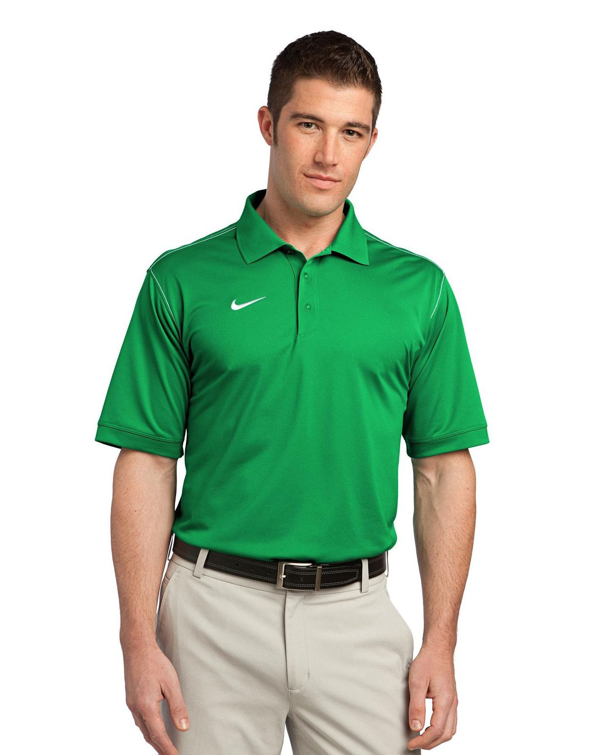DRI-FIT SPORT SWOOSH PIQUE POLOS