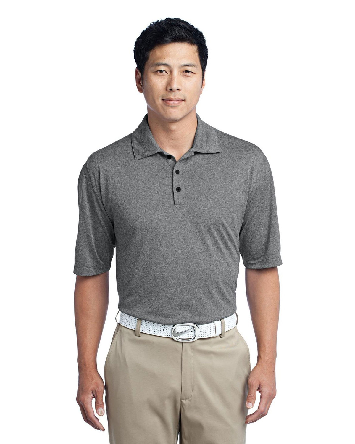 DRI-FIT HEATHER POLOS